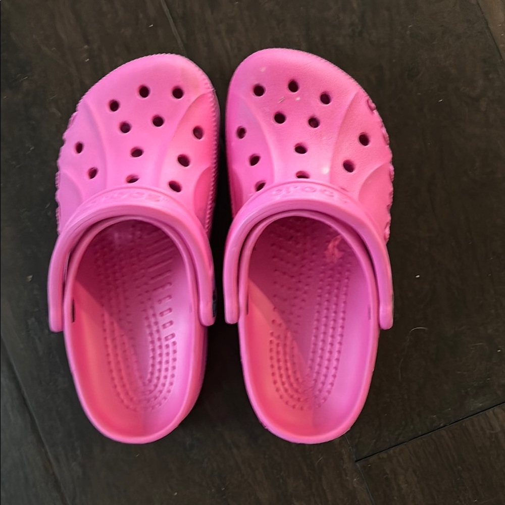 Pink croc Clogs